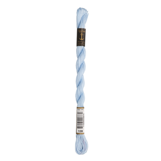 Anchor Pearl 5 Skein 5g (22m) Col.128 Blue