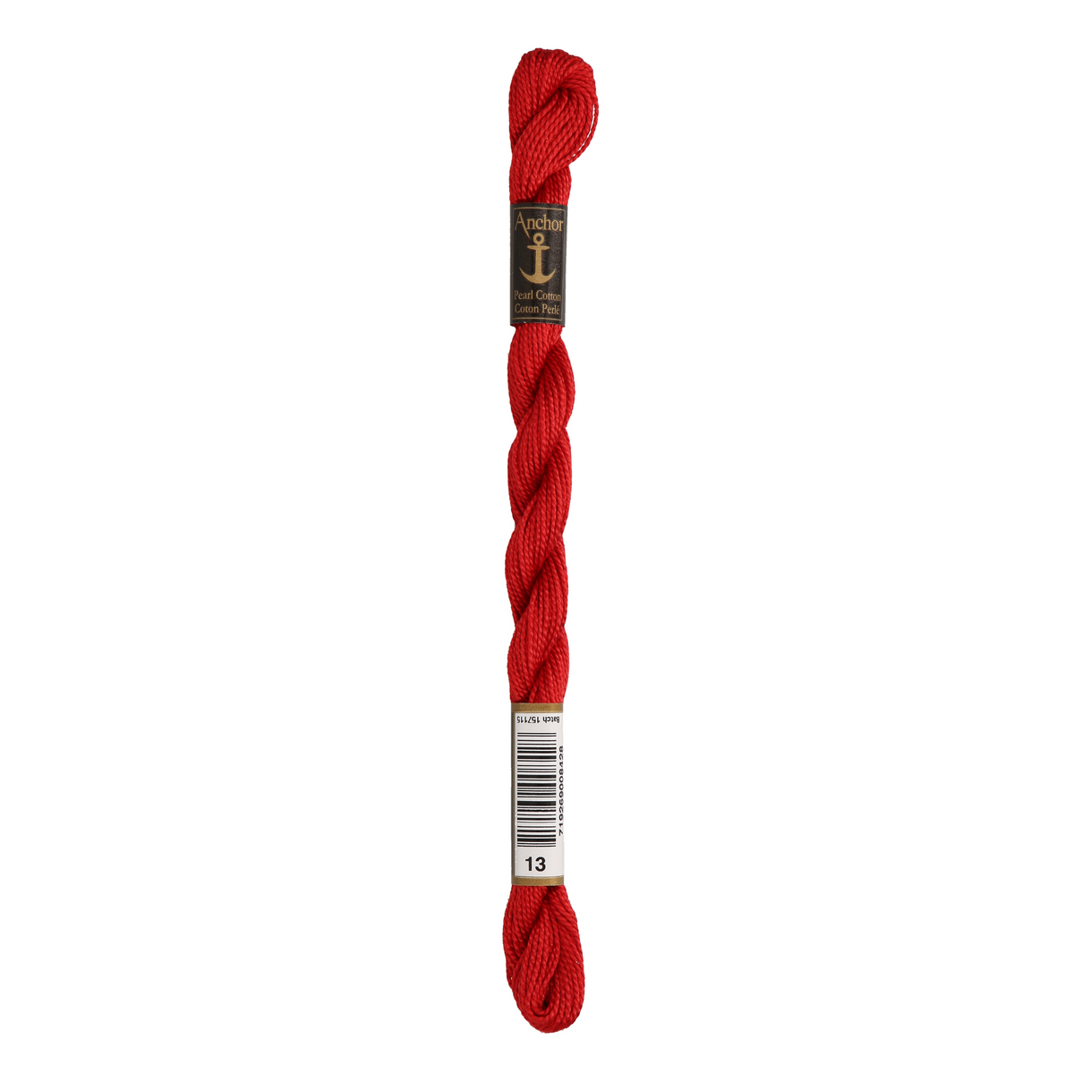 Anchor Pearl 5 Skein 5g (22m) Col.13 Red
