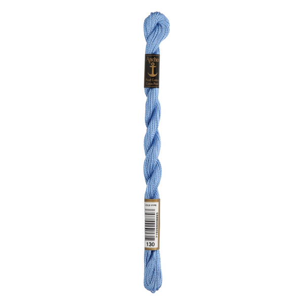 Anchor Pearl 5 Skein 5g (22m) Col.130 Blue