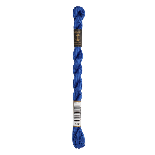 Anchor Pearl 5 Skein 5g (22m) Col.132 Blue