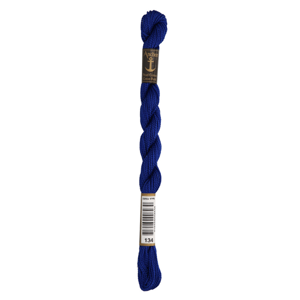 Anchor Pearl 5 Skein 5g (22m) Col.134 Blue