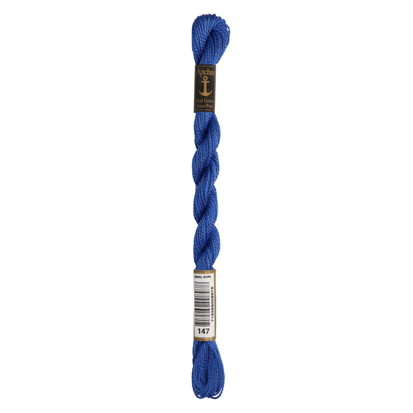 Anchor Pearl 5 Skein 5g (22m) Col.147 Blue