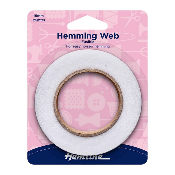 Hemline Hemming Web Fusible - 25m x 19mm