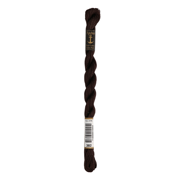 Anchor Pearl 5 Skein 5g (22m) Col.382 Brown