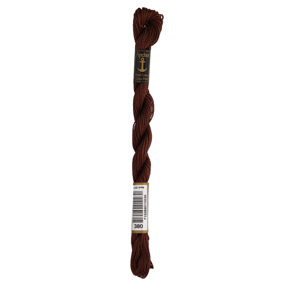 Anchor Pearl 5 Skein 5g (22m) Col.380 Brown
