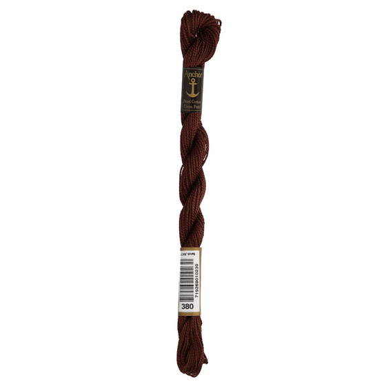 Anchor Pearl 5 Skein 5g (22m) Col.380 Brown
