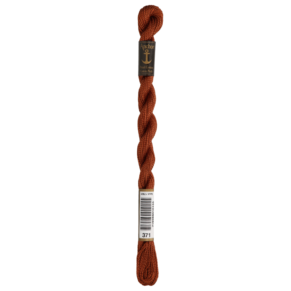 Anchor Pearl 5 Skein 5g (22m) Col.371 Orange