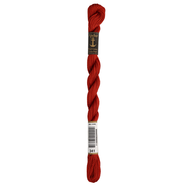 Anchor Pearl 5 Skein 5g (22m) Col.341 Red