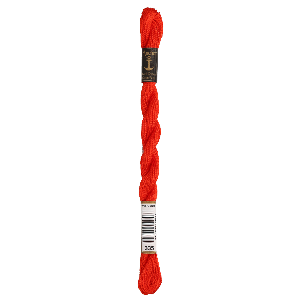 Anchor Pearl 5 Skein 5g (22m) Col.335 Red