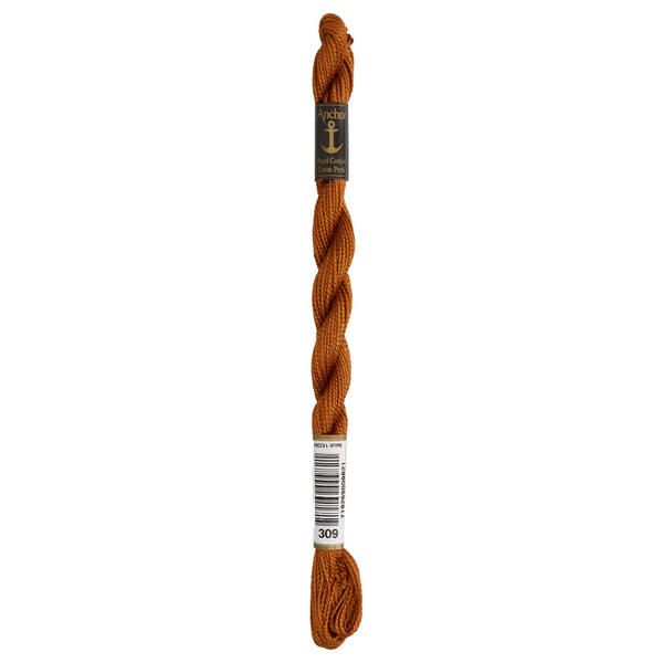 Anchor Pearl 5 Skein 5g (22m) Col.309 Brown