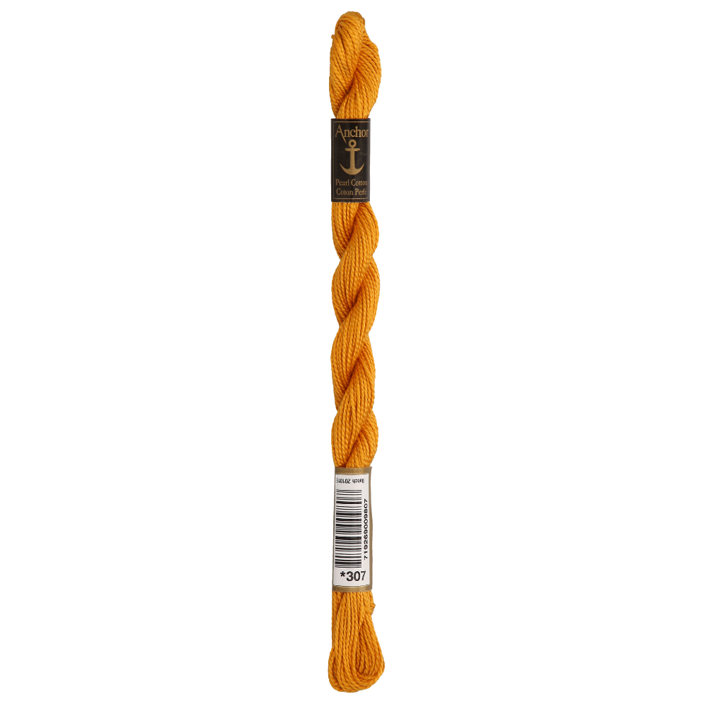 Anchor Pearl 5 Skein 5g (22m) Col.307 Orange