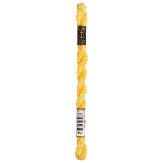 Anchor Pearl 5 Skein 5g (22m) Col.295 Yellow