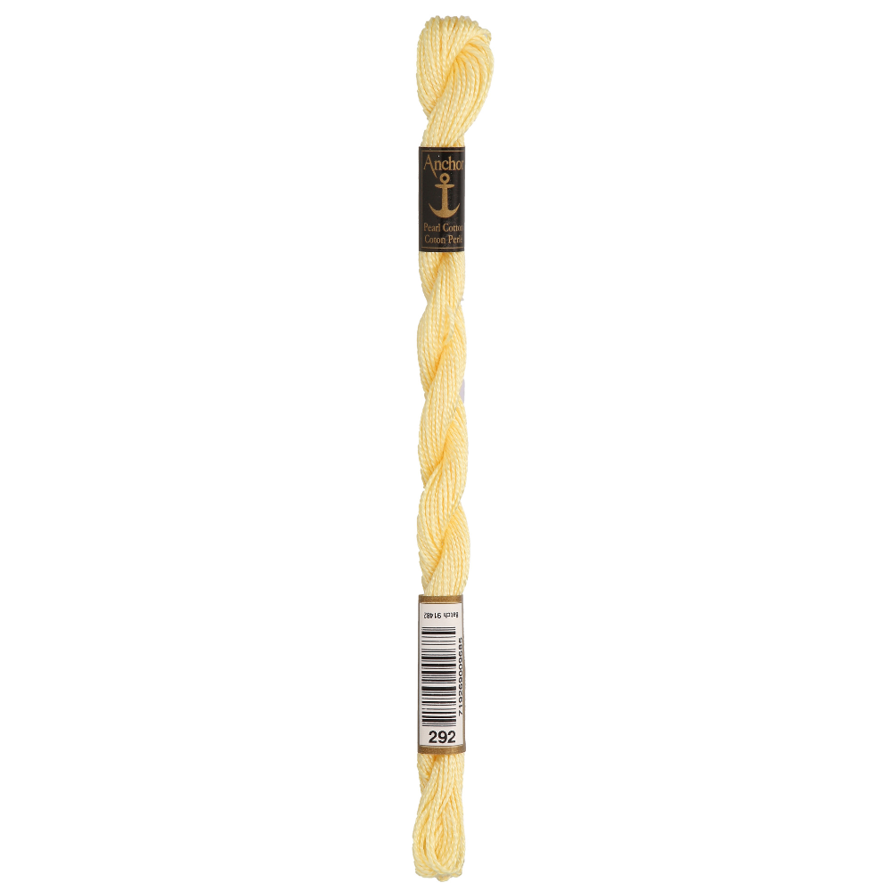 Anchor Pearl 5 Skein 5g (22m) Col.292 Yellow