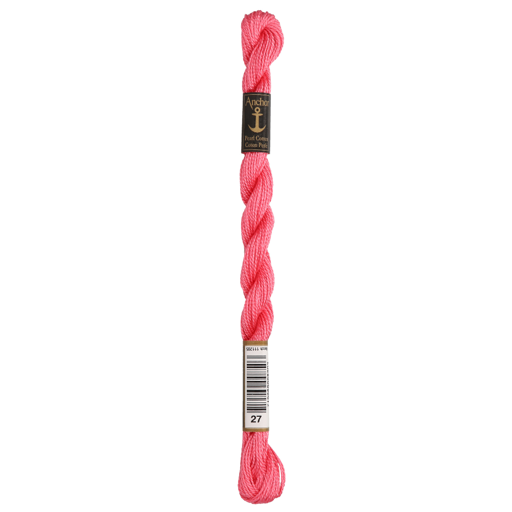 Anchor Pearl 5 Skein 5g (22m) Col.27  Pink