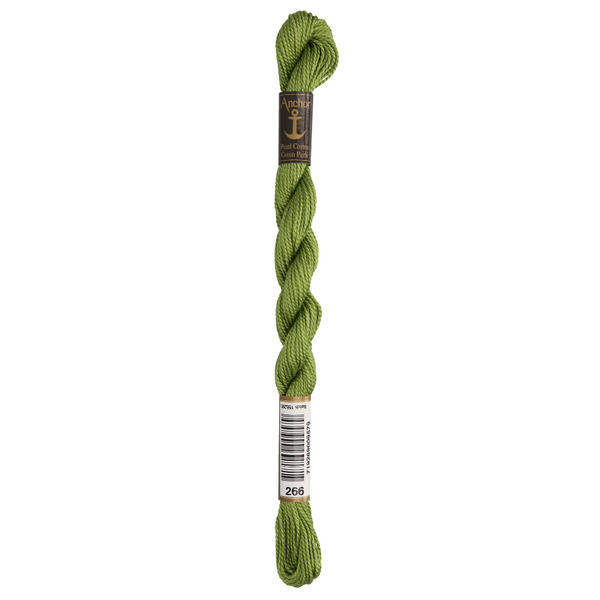 Anchor Pearl 5 Skein 5g (22m) Col.266 Green