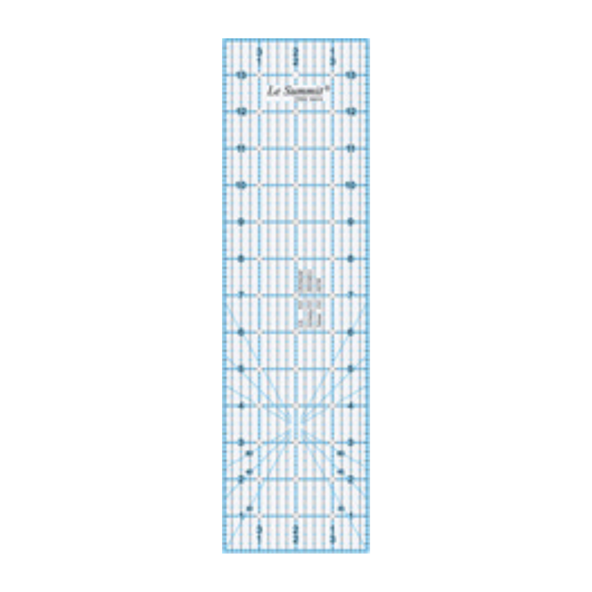 Le Summit Blue Quilting Ruler 4"x14"
