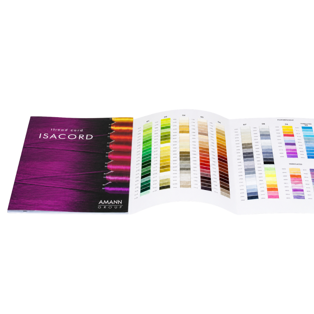 Shadecard - Isacord Machine Embroidery Thread