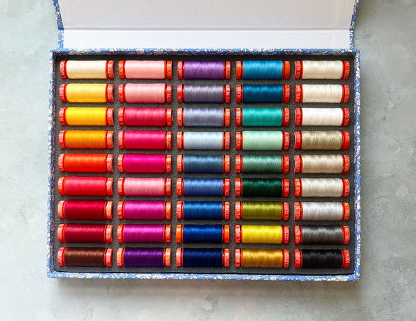 Aurifil X Liberty - 45 Small Spools Set of Aurifil 100% Cotton 50wt Thread