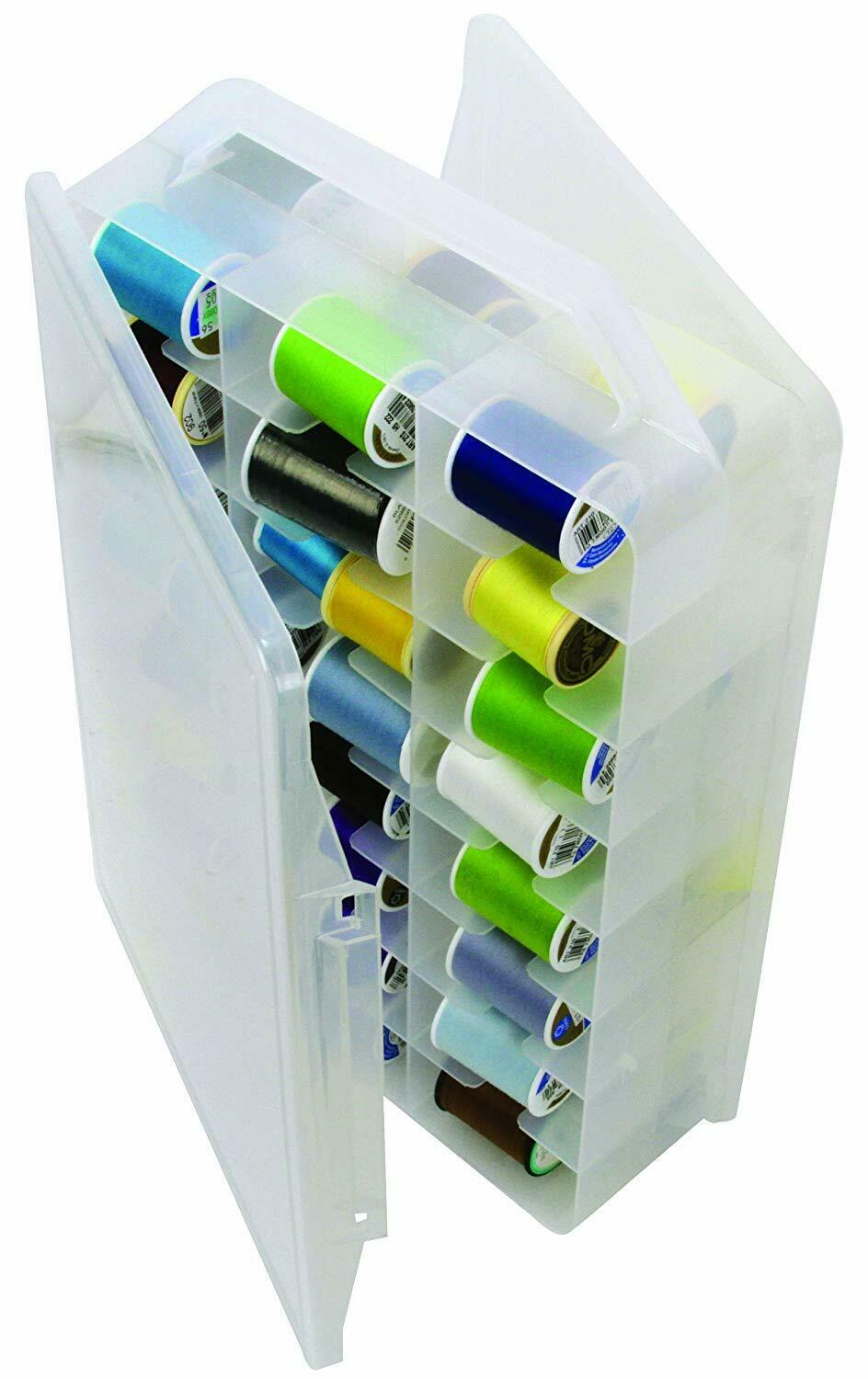 Double-Sided Thread Storage Box – Holds 96 Machine Thread Spools ...