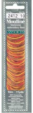Madeira 6 Strand Cotton 2412 Cotton Sunset 10m Spiral Pack