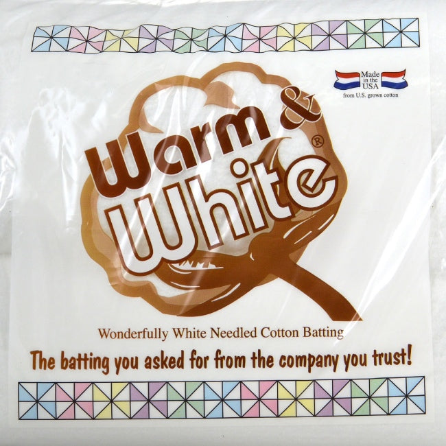 Warm & White 87.5/12.5 Cotton/Poly Wadding 120 x 124" (King)