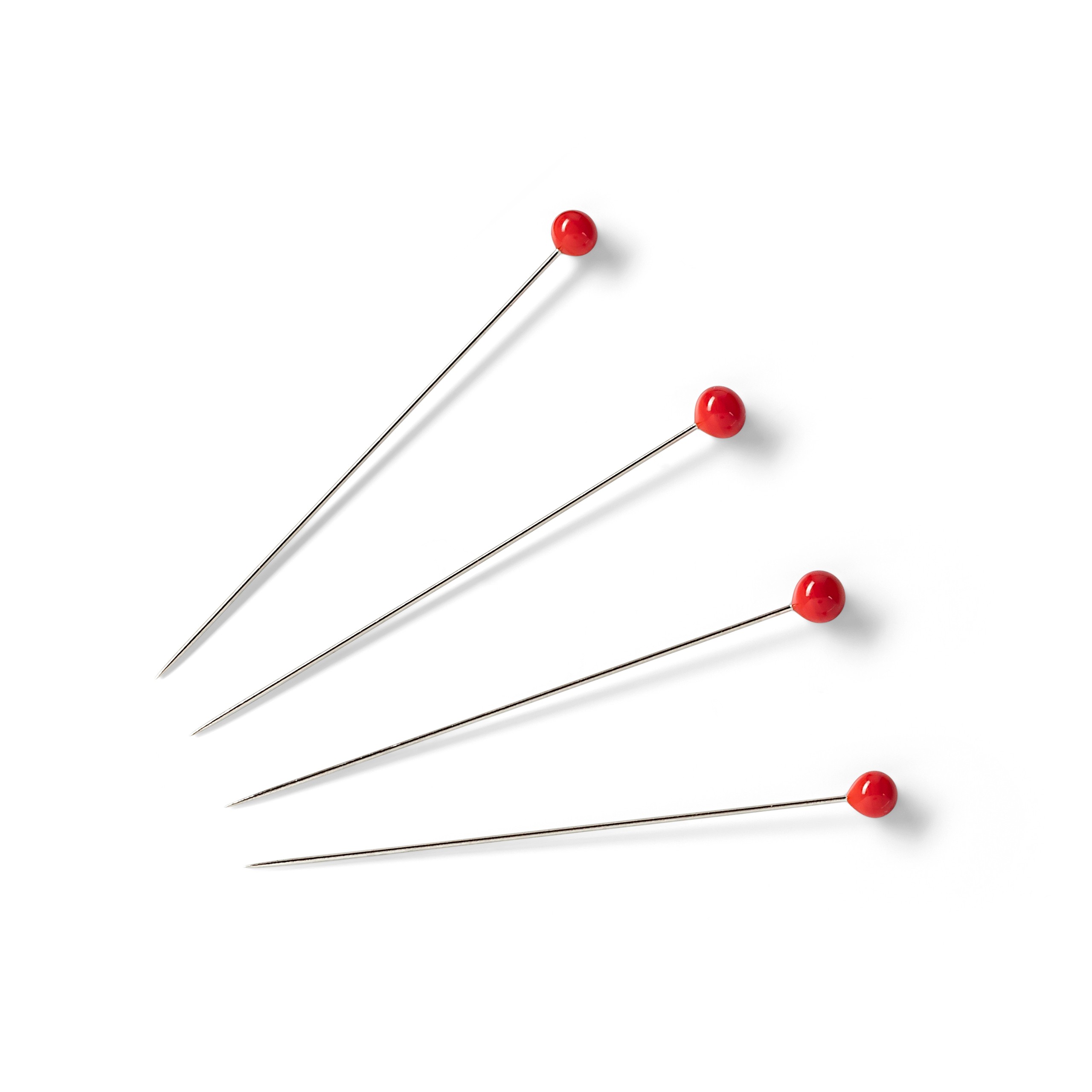 PRYM-Glass-head pins 35x0.40mm si-co red 5g > Pins > Barnyarns Ripon LTD