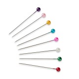 Prym Pearl-Headed Pins in Gold - 0.58 x 40mm