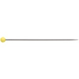 PRYM-Glass-headed pin 43x0.60 si-col yell 20g