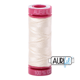 Aurifil Cotton Mako 12 50m  - CHALK