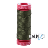 Aurifil Cotton Mako 12 50m  - MEDIUM GREEN