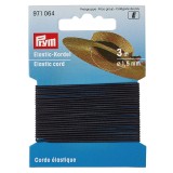 Prym Elastic Black Cord - 1.5mm