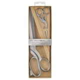 Scissors Gift Set Dressmaking (25cm) and Embroidery (11.5cm) Silver