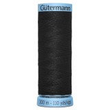 aCol.000 Gutermann Silk 100m BLACK