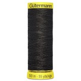 Col.BLK  Gutermann Linen 50m BLACK