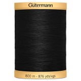 Gutermann Cotton 800m BLACK