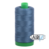 Aurifil 40 1310 Medium Blue Grey Large Spool 1000m