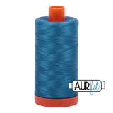 Aurifil 50 1125 Medium Teal Large Spool 1300m