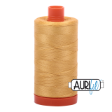 Aurifil 50 2134 Spun Gold Large Spool 1300m