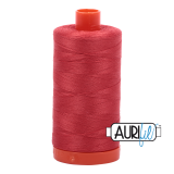 Aurifil 50 2255 Dark Red Orange Large Spool 1300m