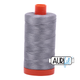 Aurifil 50 Colour 2605 1300m Medium Grey