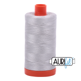 Aurifil 50 Colour 2615 1300m  Silver Grey