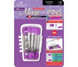Magic Pins Heat Resistant Fork Fine with case  - Pack 30