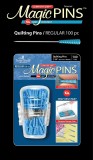 Magic Pins Heat Rististant Quilting PIns with case  - Pack 100