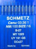 Schmetz Industrial Needles System B27 Sharp Canu 03:36 Pack 10 - Size 120