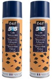 AD505 Odif Temporary Spray Adhesive for Fabrics Large 500ml - Pack of 2 cans