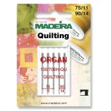 Madeira Sewing Machine Needles - Pack 5  Quilting Sizes: 75/11, 90/14