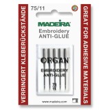 Madeira Sewing Machine Needles - Pack 5 Embroidery Anti-Glue Size 75/11