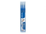 Pilot FriXion Ball Erasable Gel Pen REFILLS, Pack 3 Medium Tip, BLUE