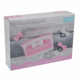 Knitting Kit: My First Knitting Kit: Clutch Bag & Hairbands