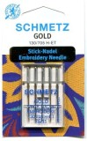 Schmetz Gold Titanium Needle Size 75/11 - Pack 5